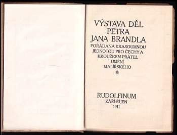 Petr Brandl: Výstava děl Petra Jana Brandla