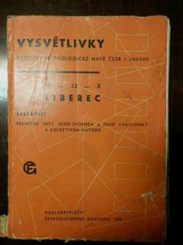 Vysvětlivky k přehledné geologické mapě ČSSR 1:2000.000 : M-33-10 : Liberec