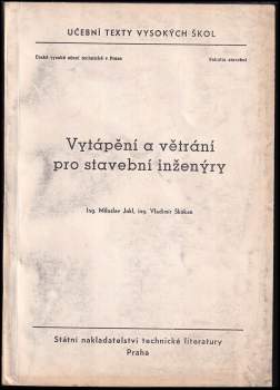 Miloslav Jokl: Vytápění a větrání pro stavební inženýry
