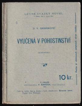 Vyučená v pohostinství
