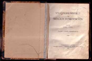 Josef Tůma: Vyučování prvouce na školách venkovských