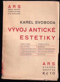 Vývoj antické estetiky