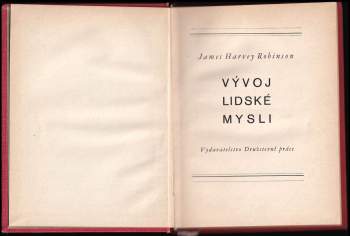 James Harvey Robinson: Vývoj lidské mysli