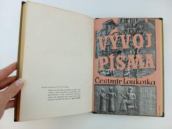 Čestmír Loukotka: Vývoj písma