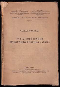 Vývoj současného spisovného českého jazyka