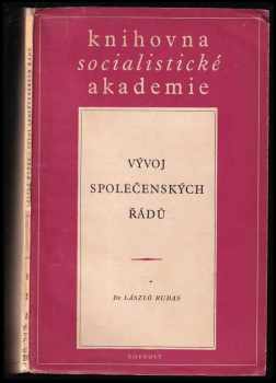 László Rudas: Vývoj společenských řádů