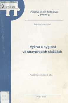 Výživa a hygiena ve stravovacích službách