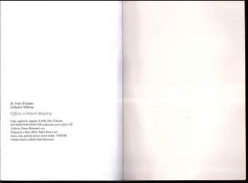 Peter D'Adamo: Výživa a krevní skupiny