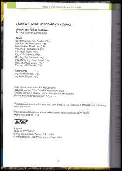 Ladislav Zeman: Výživa a krmení hospodářských zvířat