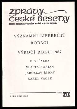 Významní liberečtí rodáci