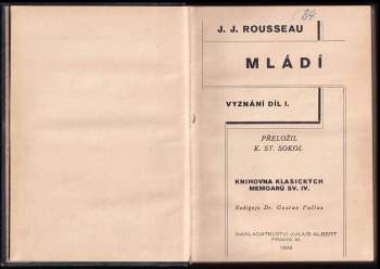 Jean-Jacques Rousseau: Vyznání