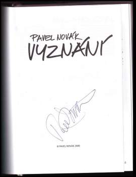 Pavel Novák: Vyznání