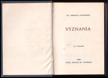 Augustin: Vyznania