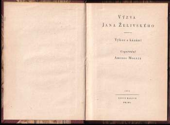 Jan Želivský: Výzva Jana Želivského