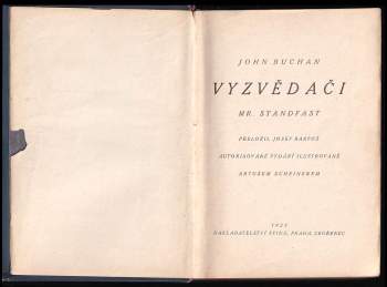 John Buchan: Vyzvědači