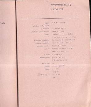 V. P Borovička: Vyzvědačky století