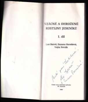 Leo Bureš: Vzácné a ohrožené rostliny Jeseníků