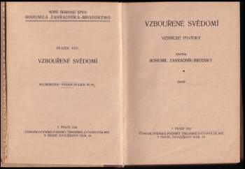 Bohumil Zahradník-Brodský: Vzbouřené svědomí