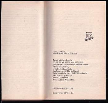 Louis L'Amour: Vzdálené modré hory
