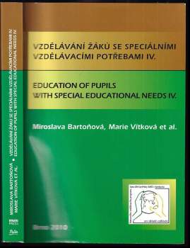 Vzdělávání žáků se speciálními vzdělávacími potřebami IV