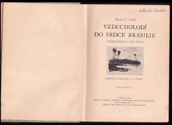 František Flos: Vzducholodí do srdce Brasilie