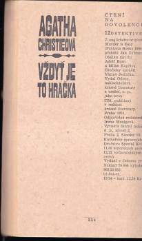Agatha Christie: Vždyť je to hračka