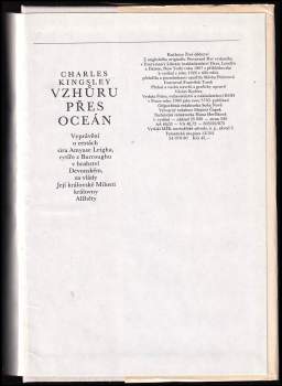 Charles Kingsley: Vzhůru přes oceán