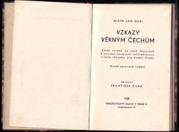 Jan Hus: Vzkazy věrným Čechům