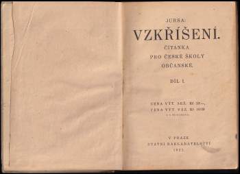 Jan Jursa: Vzkříšení