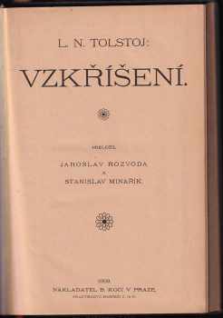 Lev Nikolajevič Tolstoj: Vzkříšení