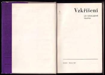 Lev Nikolajevič Tolstoj: Vzkříšení