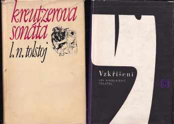 KOMPLET Lev Nikolajevič Tolstoj 2X Vzkříšení + Rodinné šťastie ; Kreutzerova sonáta - Lev Nikolajevič Tolstoj, Lev Nikolajevič Tolstoj, Lev Nikolajevič Tolstoj (1967, Odeon) - ID: 727073