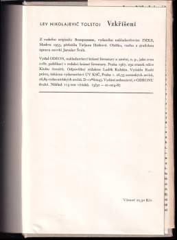 Lev Nikolajevič Tolstoj: Vzkříšení