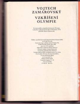 Vojtěch Zamarovský: Vzkříšení Olympie