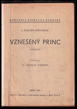E. Phillips Oppenheim: Vznešený princ