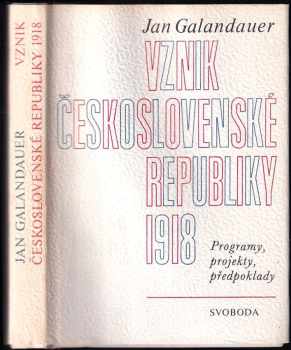 Vznik Československé republiky 1918