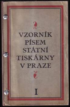 Vzorník písem Státní tiskárny v Praze