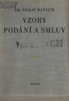Vzory podání a smluv v agendě hospodářských a rozpočtových organisací