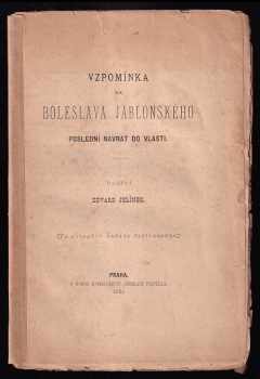 Vzpomínka na Boleslava Jablonského