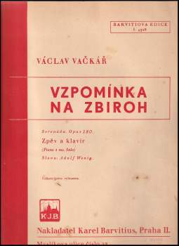 Vzpomínka na Zbiroh