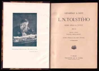 Lev Nikolajevič Tolstoj: Vzpomíniky a listy L.N. Tolstého