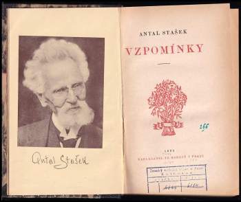 Antal Stašek: Vzpomínky