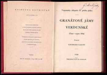 Georges Gaudy: Vzpomínky chlupáče 57. pěšího pluku