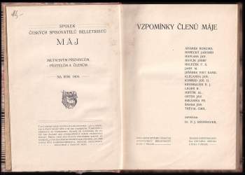 Vzpomínky členů Máje