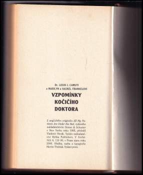 Louis J Camuti: Vzpomínky kočičího doktora