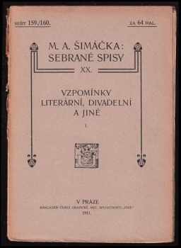 Matěj Anastasia Šimáček: Sešity 153 - 161