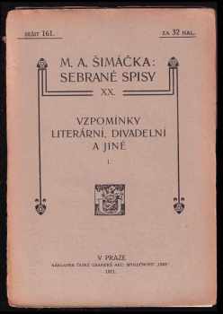 Matěj Anastasia Šimáček: Sešity 153 - 161