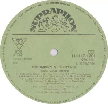 Rudolf Cortés: Vzpomínky Mi Zůstanou (1948-1958)