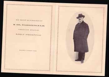 Jaroslav Moravec: Vzpomínky na Adolfa Prokůpka