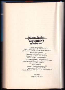 Erich von Däniken: Vzpomínky na budoucnost